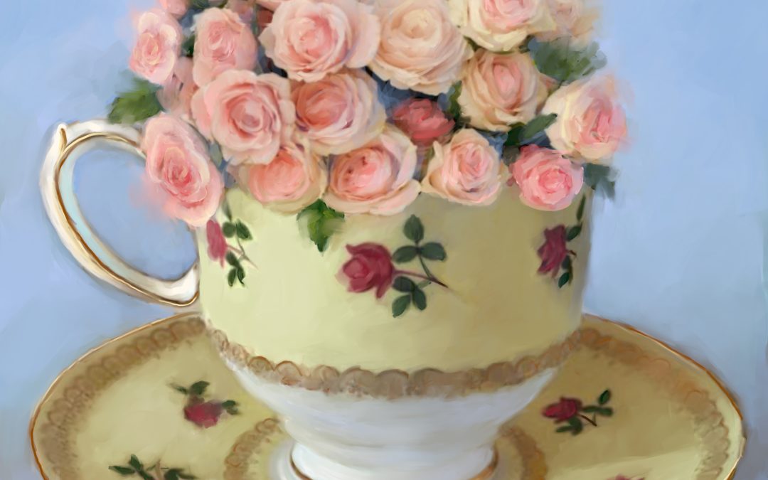 Pink Teacup Roses