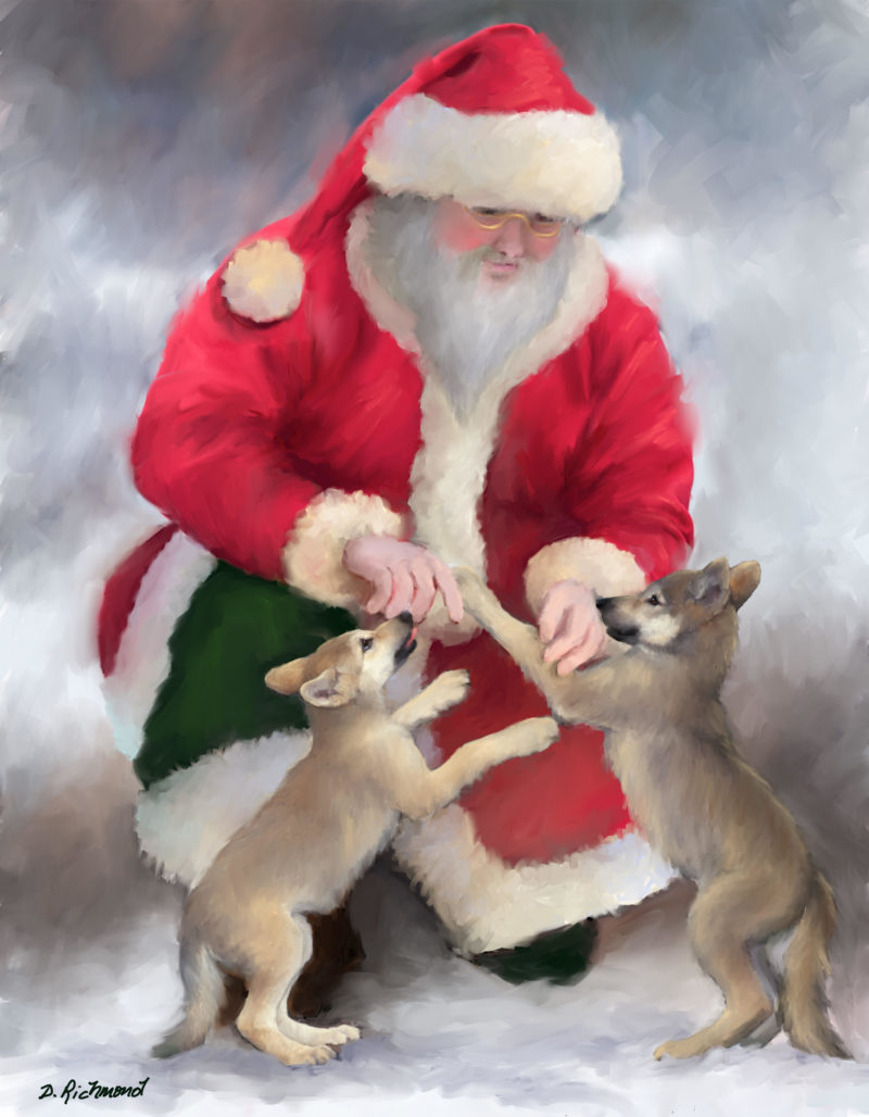 Santa’s Wolf Pups